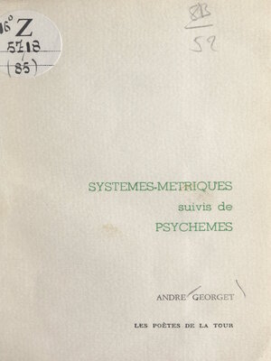 cover image of Systèmes-métriques